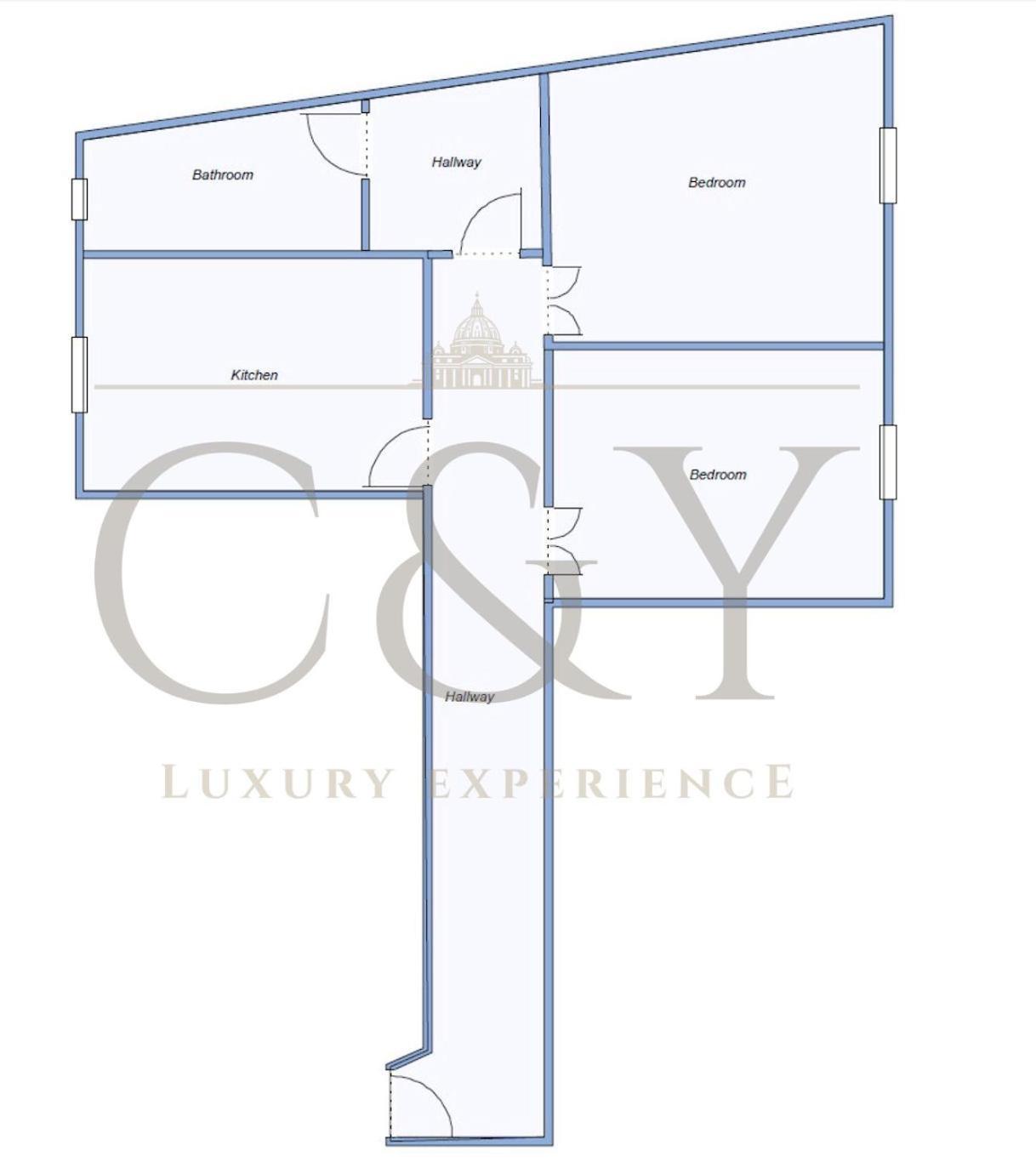 C&Y Apartments - Roma Prati - Luxury Double Studio With Kitchen Εξωτερικό φωτογραφία
